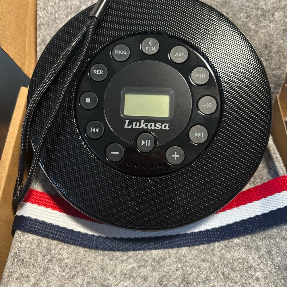 Black Portable CD Player New in Box